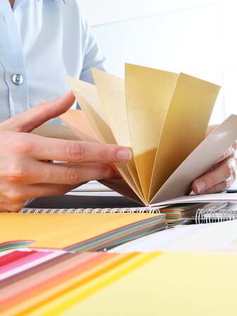 vzorky papierov