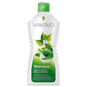 VAKAVO breza a žihľava, šampón, 500ml