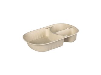 Vanička na jedlo z cukrovej trstiny, 3D, 1100 ml