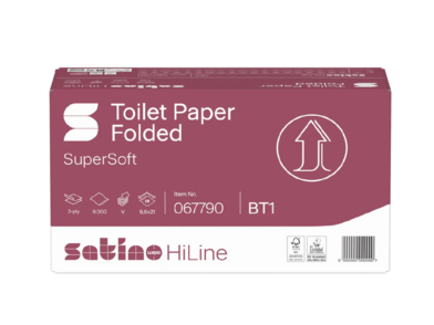 SATINO skladaný toaletný papier, 9000ks