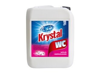 KRYSTAL WC na nerez a keramiku, ružový, 5L