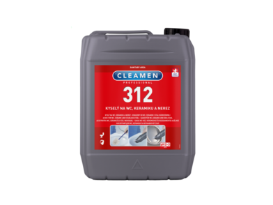 CLEAMEN 312 kyslý na WC, keramiku a nerez, 5 L