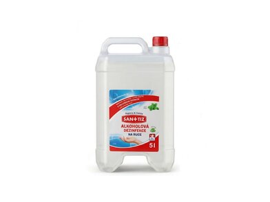 Sanitiz dezinfekcia na ruky, 5 L