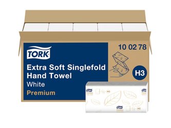 Tork Singlefold extra jemné papierové utierky