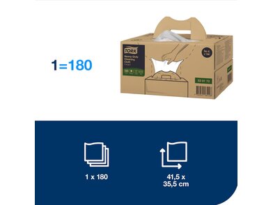 Tork Heavy-Duty čistiace utierky, biely, W7, 180 ks