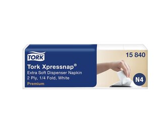 Tork Xpressnap® servítky do zásobníka, extra jemné, 213 x 330 mm