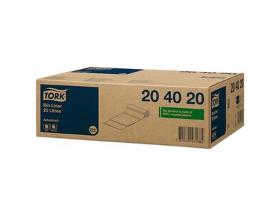 Tork vrecia do odpadkového koša 20 L, biele B2