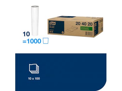 Tork vrecia do odpadkového koša 20 L, biele B2