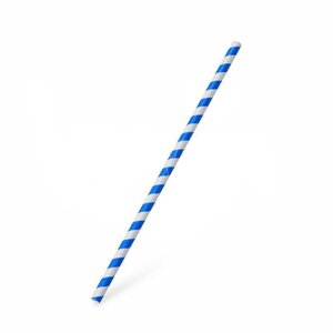 Slamky papierové JUMBO, modrá, 25cm