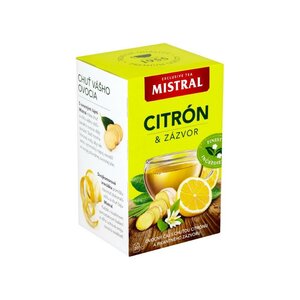 MISTRAL ovocný čaj - citrón a zázvor