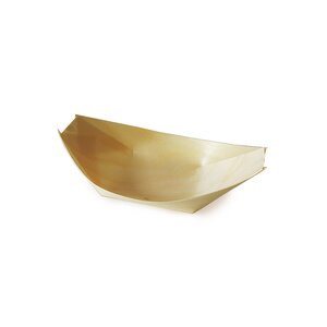 Drevená loďka fingerfood, 11x7cm