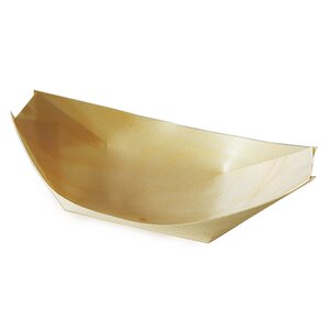Drevená loďka fingerfood, 21,5x11cm